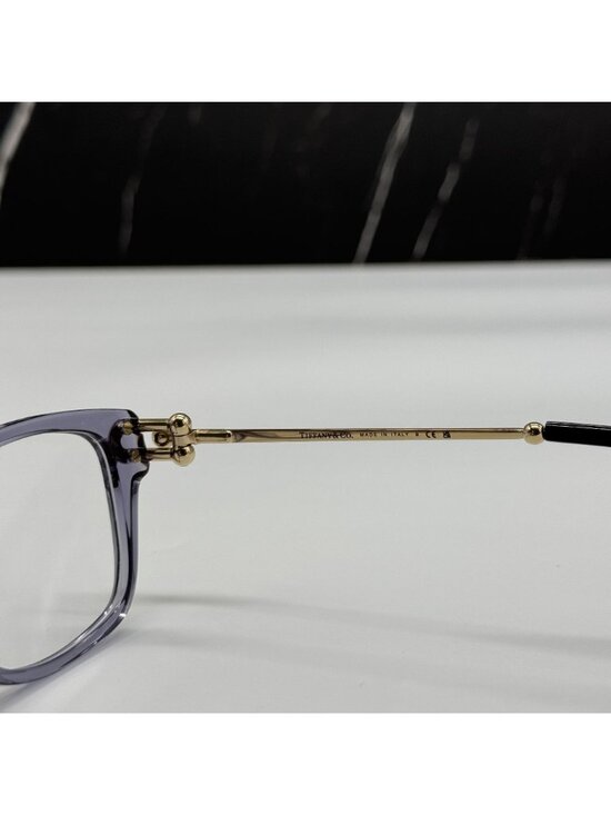 Tiffany & Co TF2266 8405 Gray Gold Cat Eye Women  Eyeglasses Authentic NEW